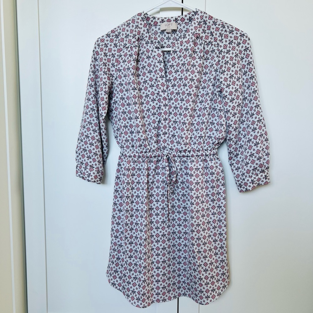 LOFT Floral Shirtdress - XXSP